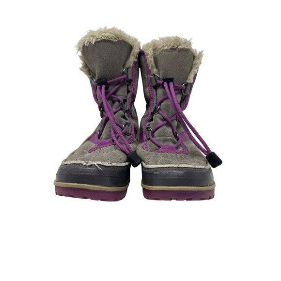 Sorel Girls Waterproof Insulated Faux Fur Lining Durable Winter Boots Size 4 - Picture 6 of 16